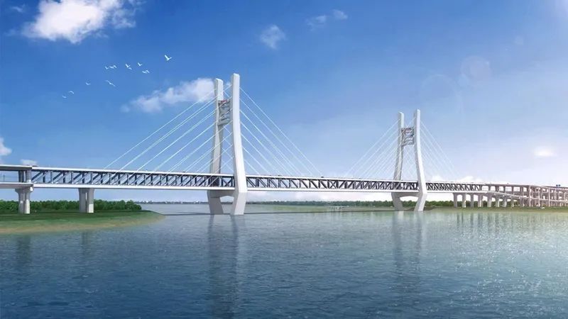 高铁“八纵八横”与南昌“十纵十横”相切线——公铁两用隆兴大桥建设全力推进_庄闲游戏